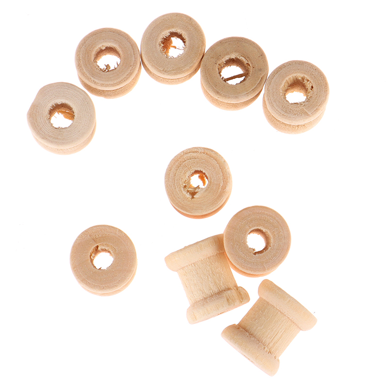 /KQM/100PCS Wooden Empty Threa - огляд і ціна Thread Bobbins Empty