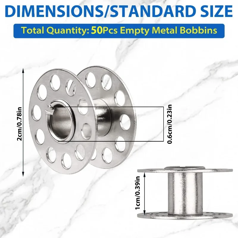 vvocci Empty Spool Stainless S - огляд і ціна Thread Bobbins Empty