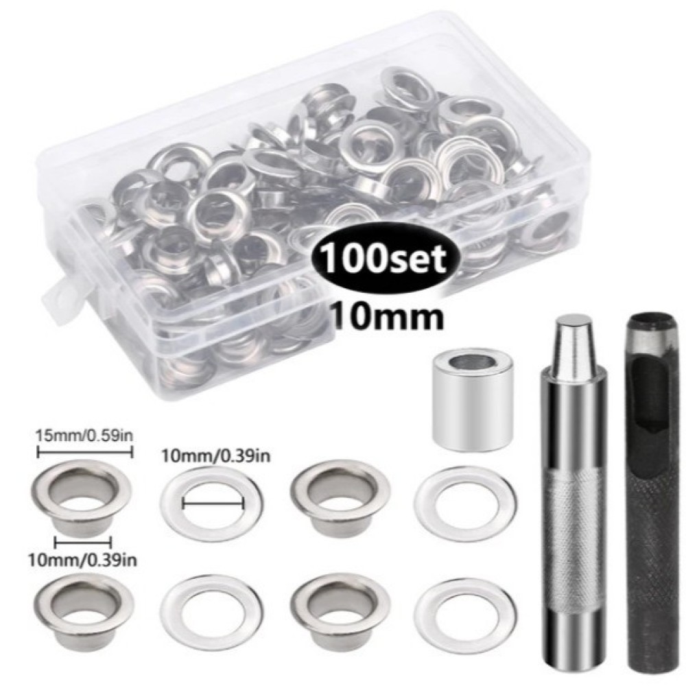 Eyelet Installer Punch Tool Ki - огляд і ціна Sewing Eyelet Fabric