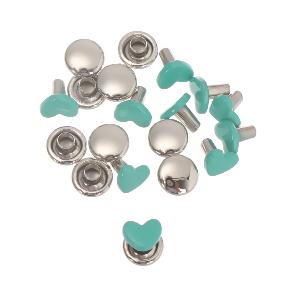 10Pcs Mini Metal Heart Eyelet  - огляд і ціна Sewing Eyelet Fabric