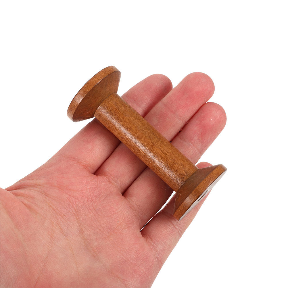 7Pcs Wooden Thread Spools Vint - огляд і ціна Thread Bobbins Empty