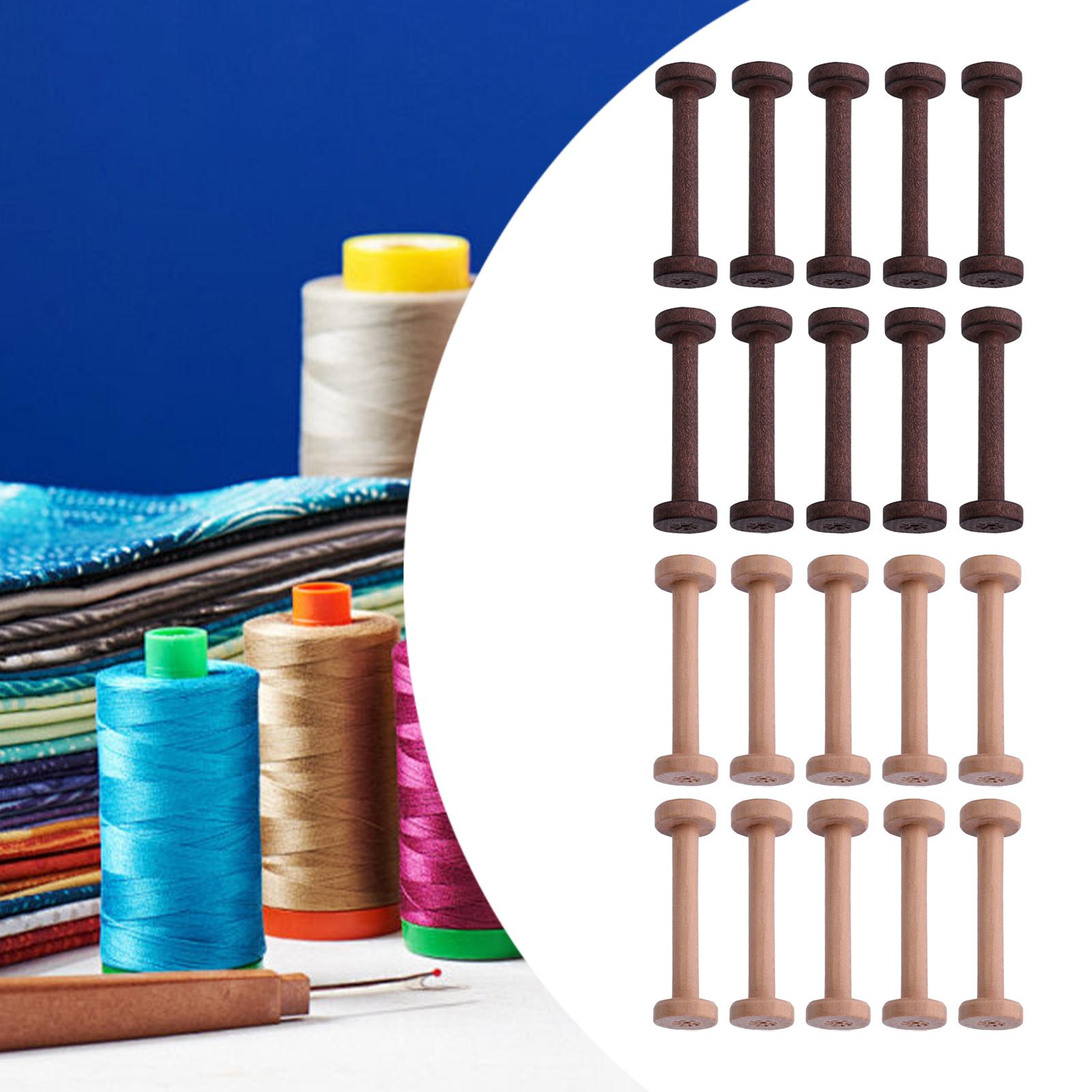 Wood Bobbins 10pcs Smooth Fini - огляд і ціна Thread Bobbins Empty