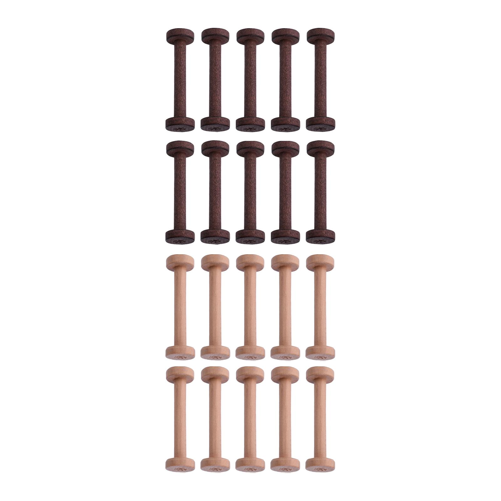 Wood Bobbins 10pcs Smooth Fini - огляд і ціна Thread Bobbins Empty