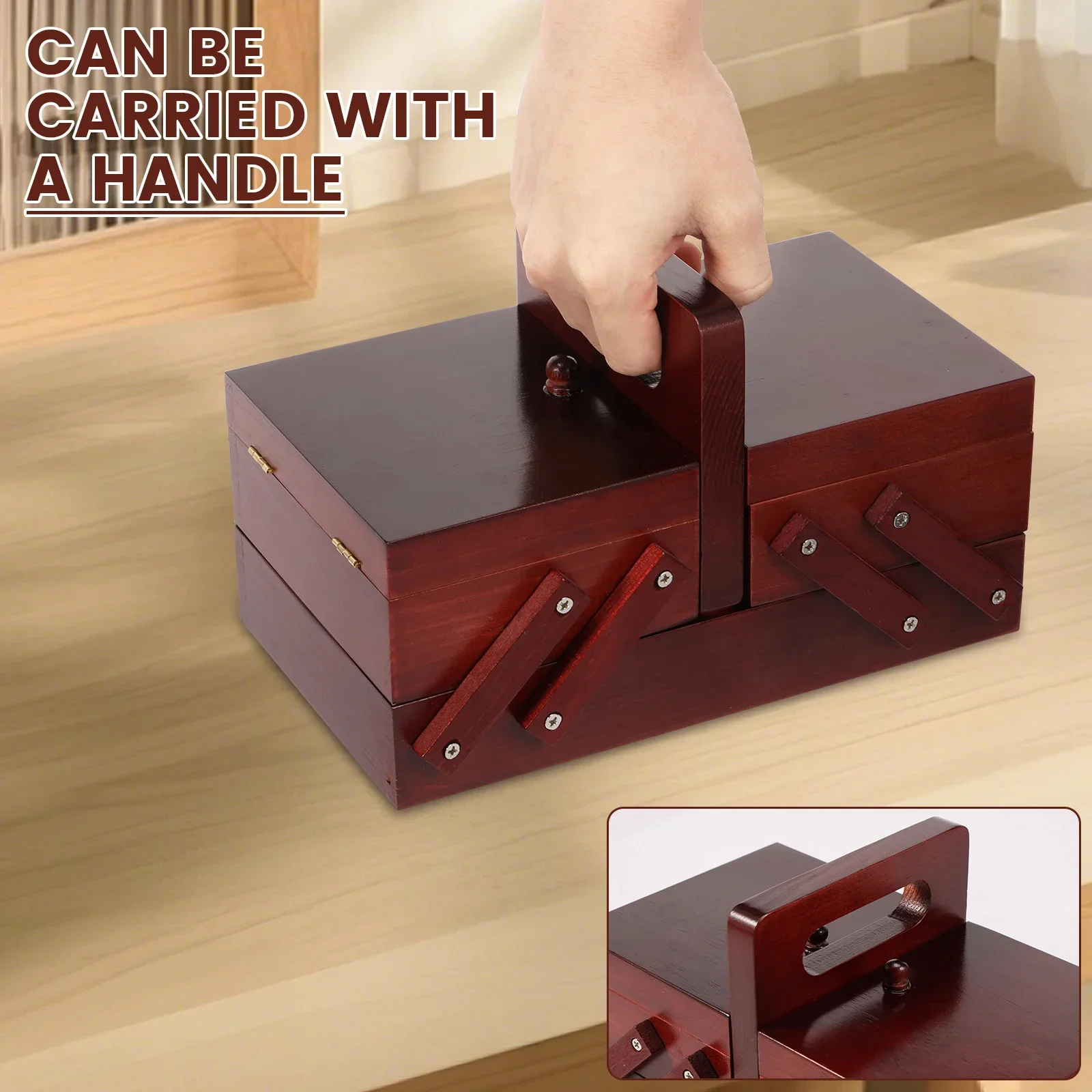 Expandable Sewing Thread Box W - огляд і ціна Thread Bobbins Empty