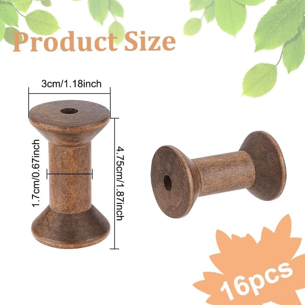 16Pcs Empty Thread Spools 1.87 - огляд і ціна Thread Bobbins Empty