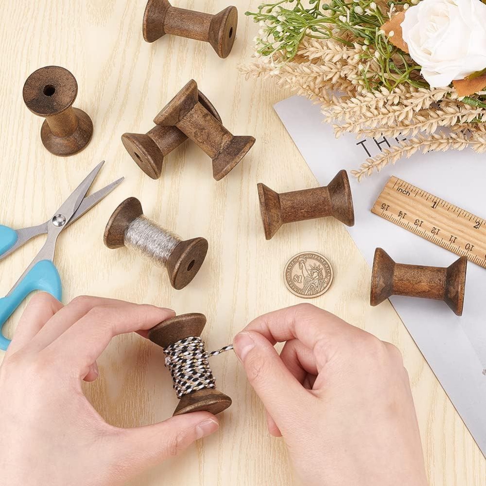 16Pcs Empty Thread Spools 1.87 - огляд і ціна Thread Bobbins Empty