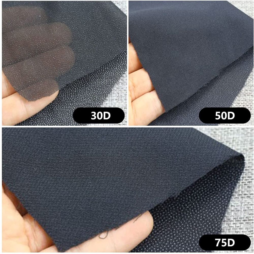 30D/50D /75D Polyester Iron-On - огляд і ціна Interfacing Iron On