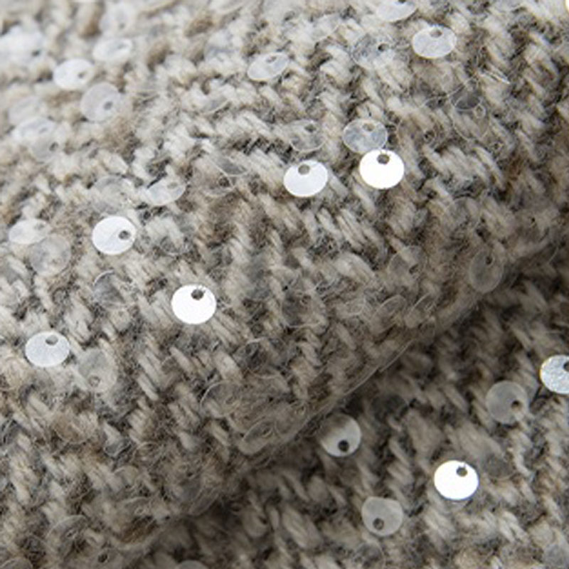 Light Grey With Sequin Yarn-Dy - огляд і ціна Sewing Tweed