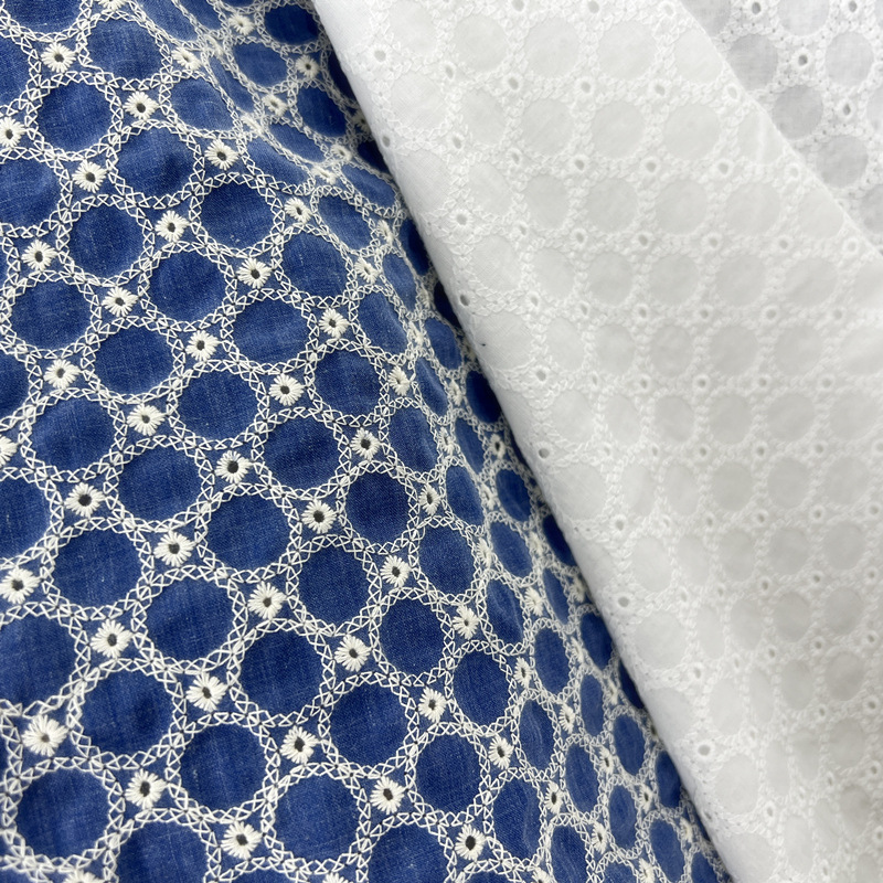 Cotton Denim Small Circle Eyel - огляд і ціна Sewing Eyelet Fabric