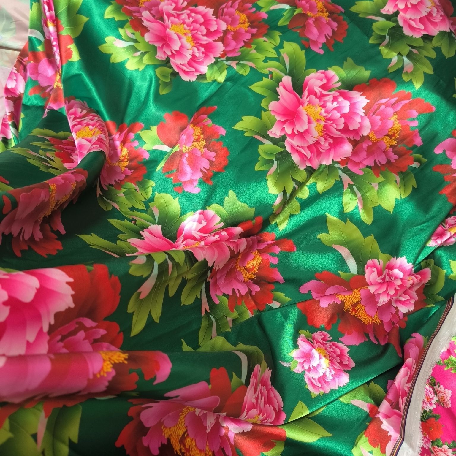 Satin Fabric Cloth without Ove - огляд і ціна Sewing By