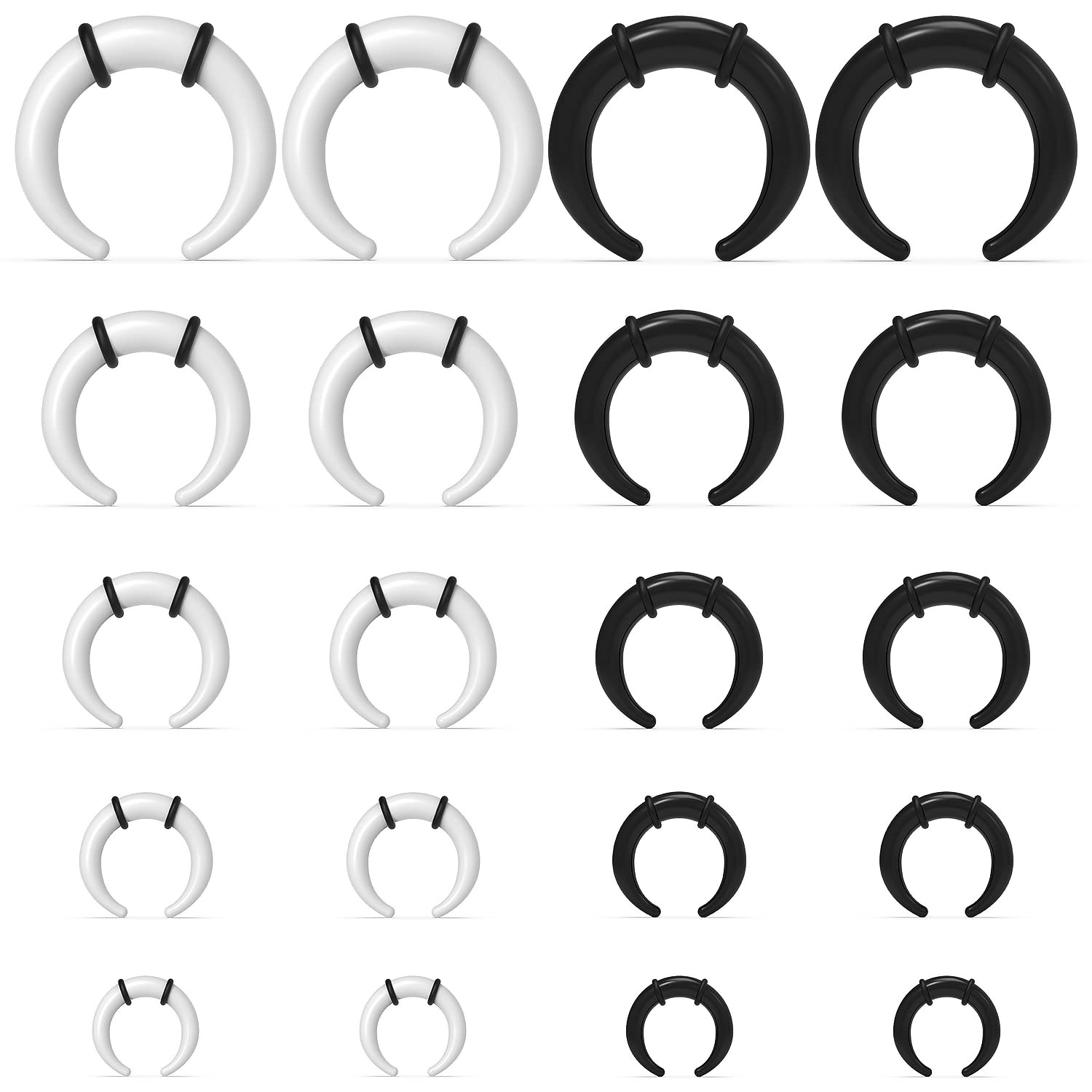 Large Septum Rings 14G 12G 8G  - огляд і ціна Seam Gauge Metal